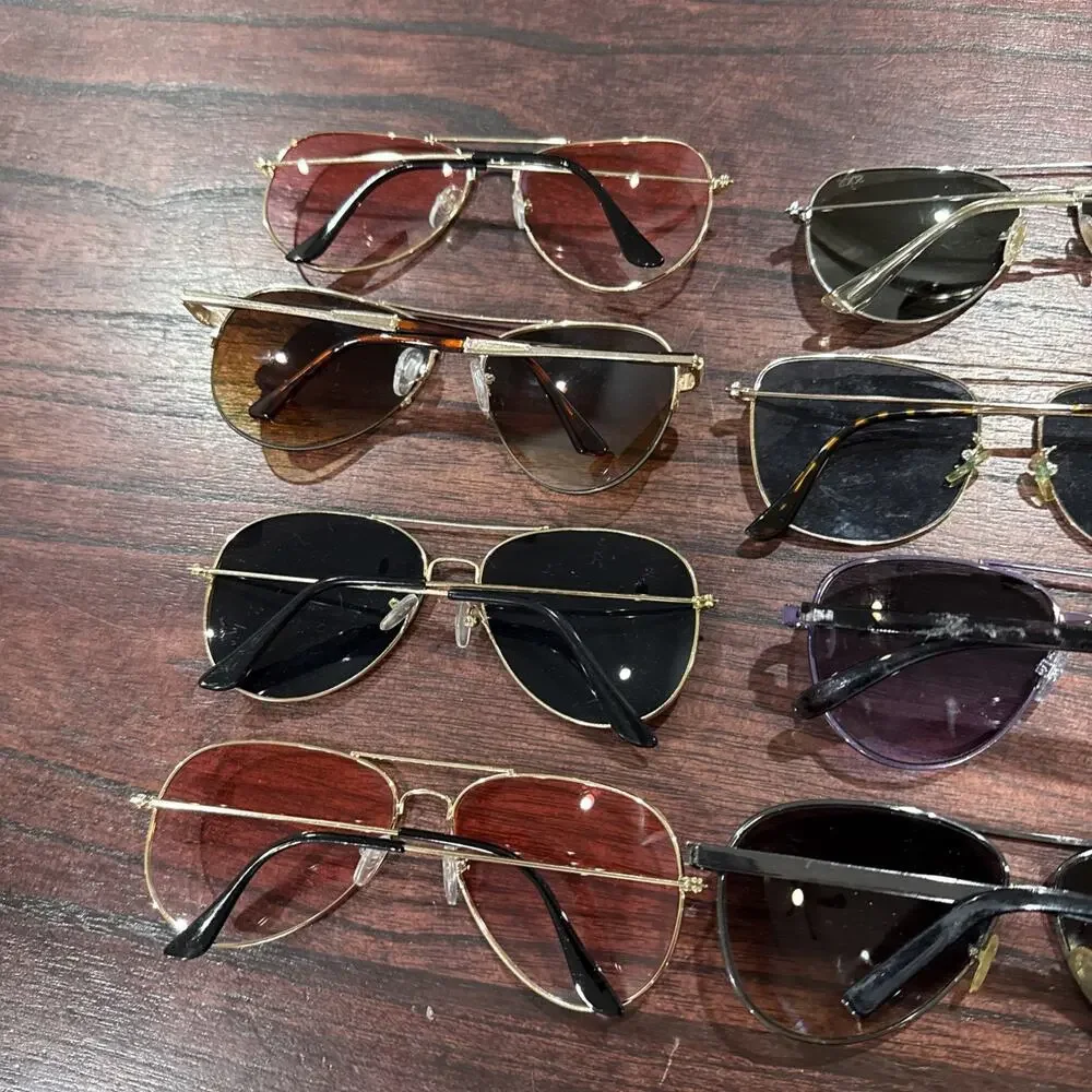 Lot Of 12 Unbranded Aviator Sunglasses Unisex Mens Women’s G8